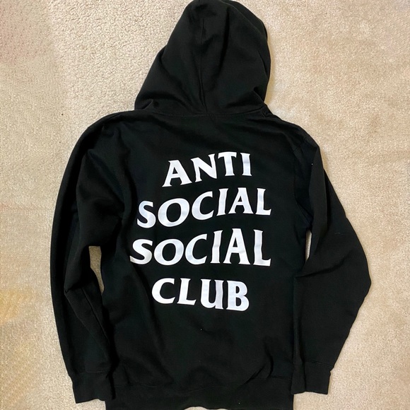 Anti Social Social Club Mind Games Zip Up Hoodie - Picture 4 of 5
